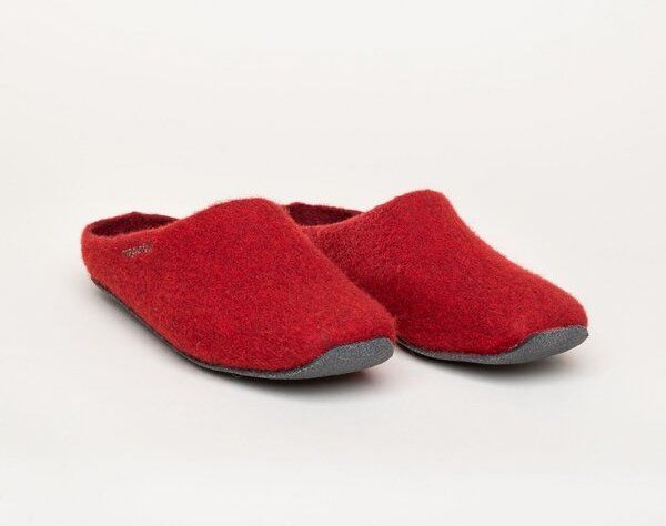 Magicfelt Filz-Hausschuh JU 720 für Damen aus 100% Merino-Wolle -Nachhaltiger Pantoffel mit komfortabler Filz-Latex-Soh...