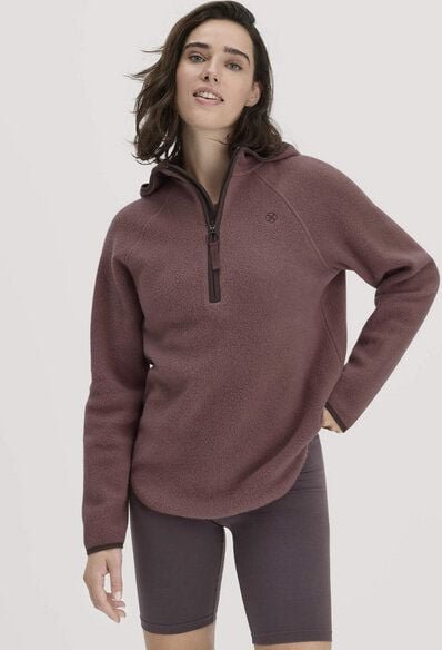 hessnatur Fleece Hoodie Relaxed ACTIVE LIGHT aus reiner Bio-Baumwolle