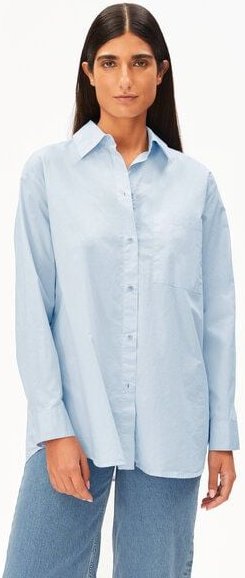 Thumbnail - ARMEDANGELS MAALGAA - Damen Bluse aus Bio-Baumwolle