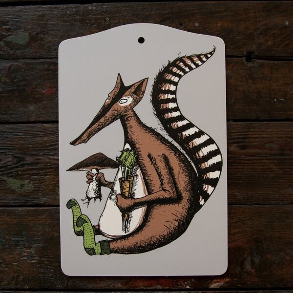 Cmig Servierbrett Duchs für Vegetarier :)