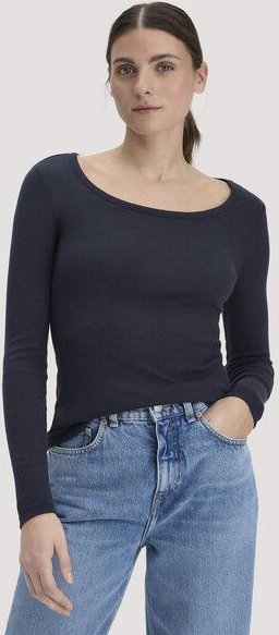 hessnatur Softrib Longsleeve Fitted aus Bio-Baumwolle und TENCEL Modal