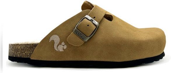 Vegane thies ® Eco Bio Warm Clogs aus rec. PET mit Kork-Tieffussbett
