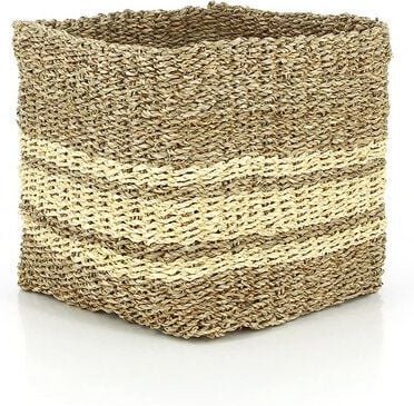 GLOBO Fair Trade Regalkorb NHI aus Palmblättern