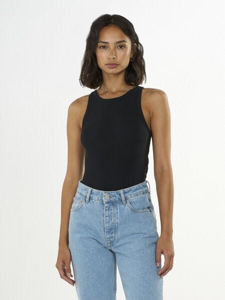 KnowledgeCotton Apparel Tanktop gerippt - Racer rib top - aus Bio-Baumwolle