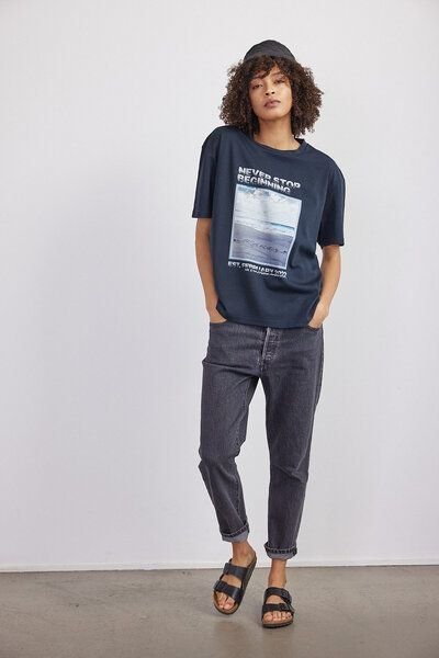 T-Shirt Unisex BEARTH Print Bio-Baumwolle