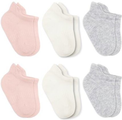 bistyle Baby-Sneaker Socken Basic 6er-Pack – zertifiziert, hoher Baumwollanteil