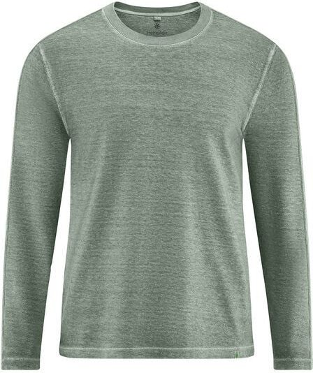 HempAge Herren Langarmshirt Hanf/Biobaumwolle Casual Fit