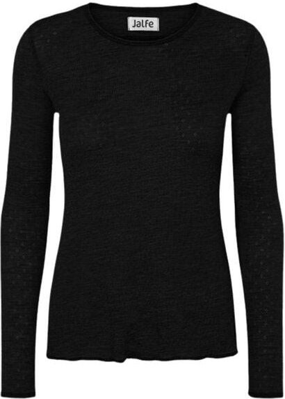 Jalfe Longsleeve Wolle eyelet melange
