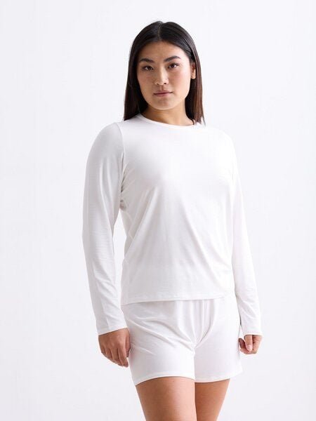 erlich textil Light Touch lockeres Langarmshirt aus weichem Modal, made in Europe