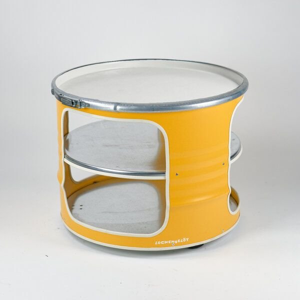 Bob - Couchtisch aus einem Hamburger Ölfass - verschiedene Farben - Lockengelöt