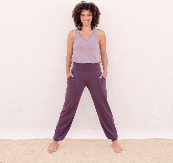 Jaya JOELLE - Damen - Hose für Yoga und Freizeit aus Biobaumwolle