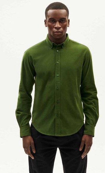 thinking mu Kordhemd Ant Shirt Microcorduroy