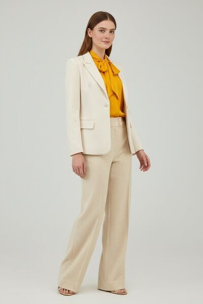 Aline Celi Marlenehose aus Bio-Baumwolle mit Leinen