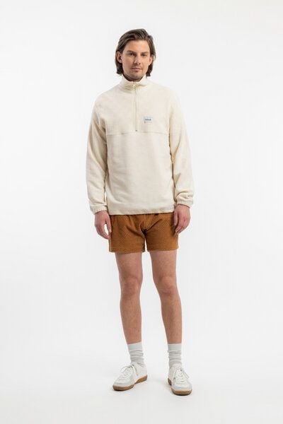 Rotholz Kurze Frottee Hose Bio Baumwolle - Braun