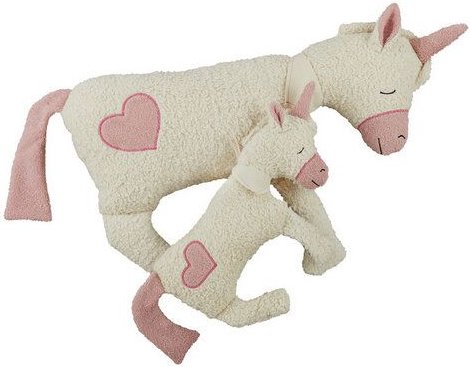 Efie Einhorn Set, mit Wärmekissen und XL-Kissen, Made in Germany