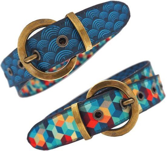 Seegarn - Gürtel / Wendegürtel 'SeeRauschen' 3cm