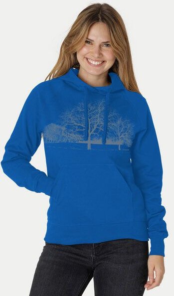 Peaces.bio - handbedruckte Biomode Damen Hoodie Landscape