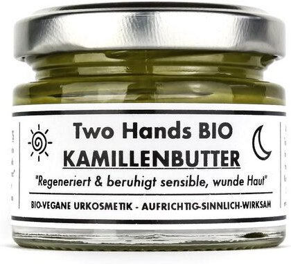 Two Hands BIO Kamillenbutter mit Bio-Kamille & Bio-Sheabutter - 5% Extrakt - Bio Vegan