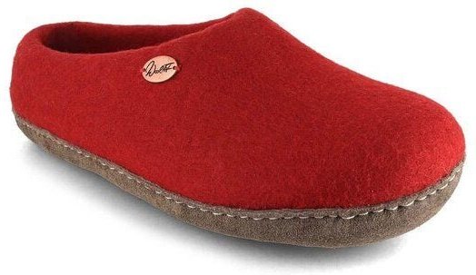 WoolFit Barfuß-Hausschuhe „Footprint“ hand-gefilzt, extra weich & flexibel