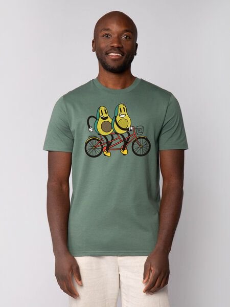 watapparel T-Shirt Unisex Avocado Fahrrad