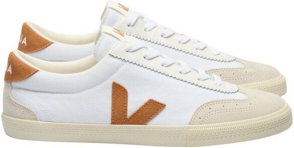 Veja Damen-Sneaker Volley Canvas White Umber