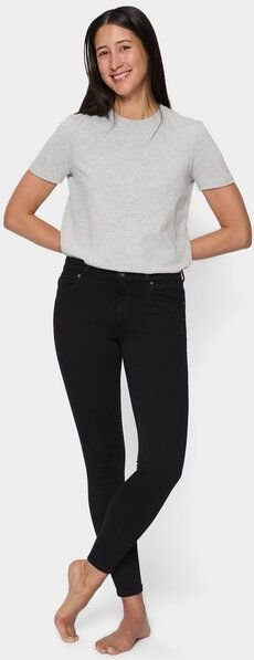 Thumbnail - FUTURE:PEOPLE. 08:00 SKINNY FIT - MID WAIST- Damen Jeans aus weichem Stretch-Denim aus Bio-Baumwoll-Mix (30800 0 1008)