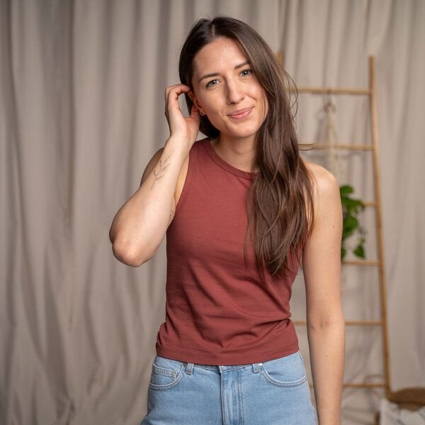 Vresh Clothing Vinja - Crop Top aus Biobaumwolle