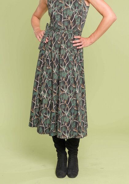 Atelier SNOW Wickelrock aus Bio-Baumwolle mit Muster