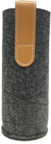 JN JuNiki's Perfekter Schutz für Glasflaschen: JuNiki's Kaffee-/Teewärmer aus Filz grau