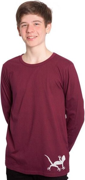 HANDGEDRUCKT "Geckos" Männer Longsleeve