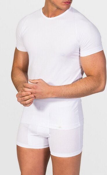 ZD Zero Defects Kurzärmeliges Rundhalsunterhemd aus ägyptischer Baumwolle