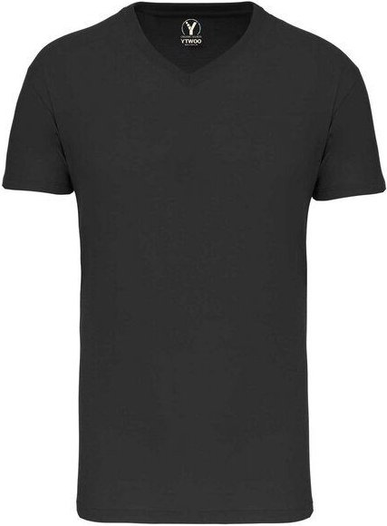 YTWOO Basic Herren T-Shirt mit V-Ausschnitt aus Bio-Baumwolle