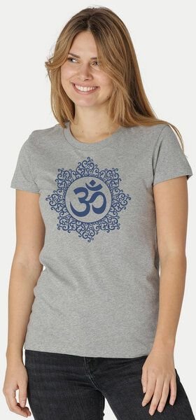 Peaces.bio - handbedruckte Biomode Bio-Damen-T-Shirt "Classic Om"