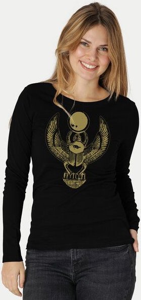 Peaces.bio - handbedruckte Biomode Damen Langarmshirt Cheper