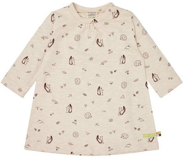 loud + proud Babys & Kinder Kleid Slub Jersey mit Druck, GOTS-zertifiziert