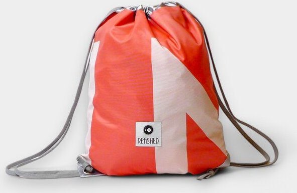 REFISHED fair fashion Rucksack 'BACK ART' - upcycelte Fahnen