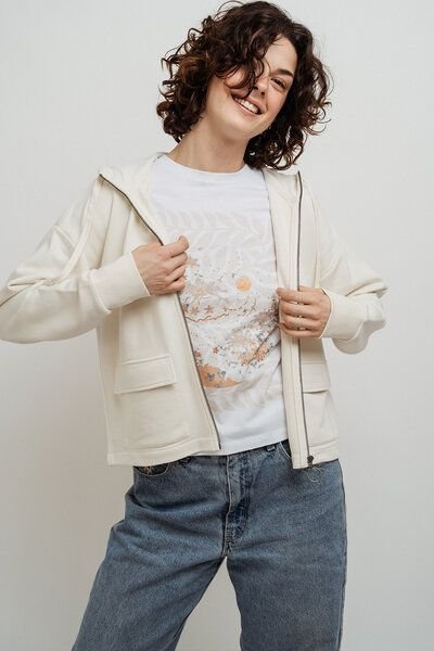 Kultgut Biofair- Kurzjacke Biobaumwolle & Upcycling/ Ella