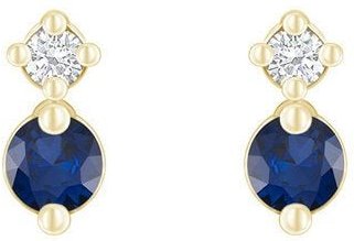 Eppi Minimalistische Ohrringe mit Saphiren und Diamanten Durante