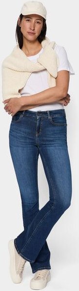 FUTURE:PEOPLE. 01:02 BOOTCUT - MID WAIST- Damen Jeans aus weichem Stretch-Denim aus Bio-Baumwoll-Mix (30102 0 1008)