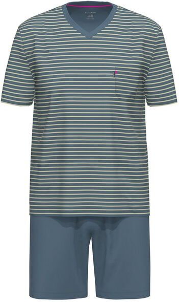Ammann Schlafanzug kurz | Bio-Baumwolle | Isla Fuerte