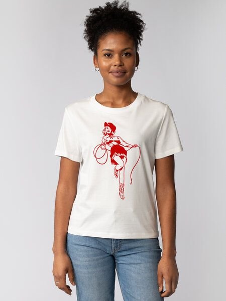 watapparel T-Shirt Frauen Cowgirl
