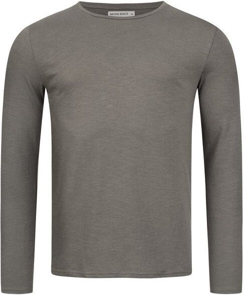 NATIVE SOULS Slub Longsleeve Basic Herren