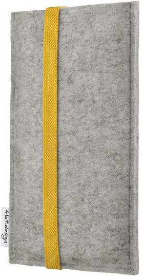 flat.design Handyhülle COIMBRA für Huawei Mate-Serie - 100% Wollfilz - hellgrau