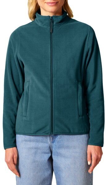 YTWOO Damen Fleecejacke enganliegend aus 100% recyceltem Polyester