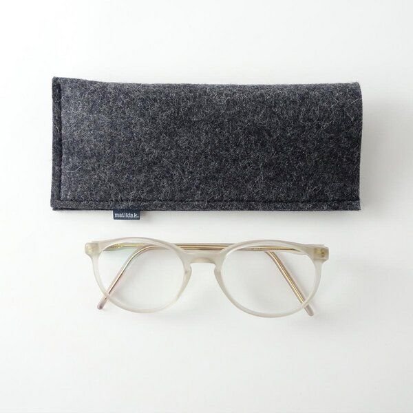 matilda k. manufaktur Brillenetui aus Wollfilz zum Einstecken in verschiedenen Farben 'justus'