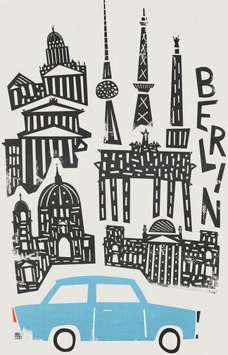 Photocircle Poster / Leinwandbild - Berlin Cityscape