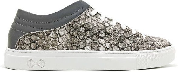 Veganer Sneaker "nat-2 Sleek Low Bubble Wrap" aus upcycled Luftpolsterfolie