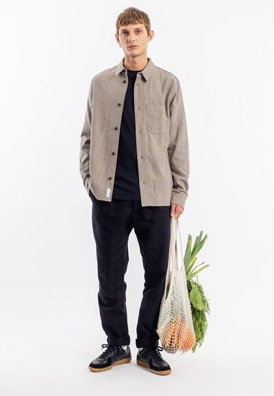 Rotholz Flanell Hemd aus Bio-Baumwolle