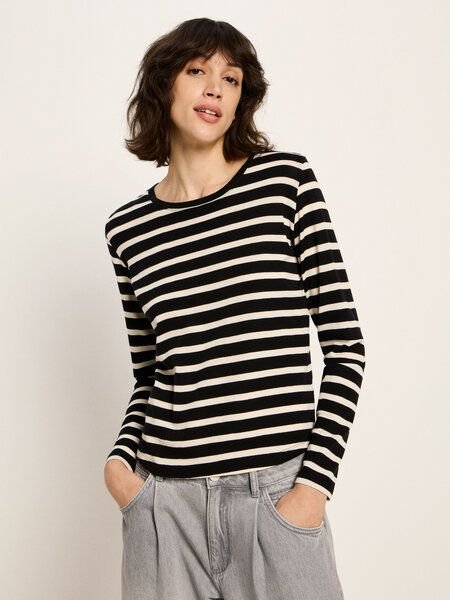 LANIUS Langarmshirt (GOTS) aus Bio-Schurwolle