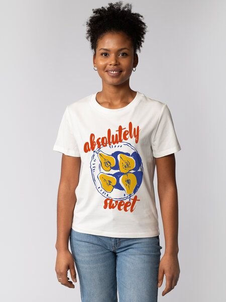 watapparel T-Shirt Frauen Pears absolutely sweet